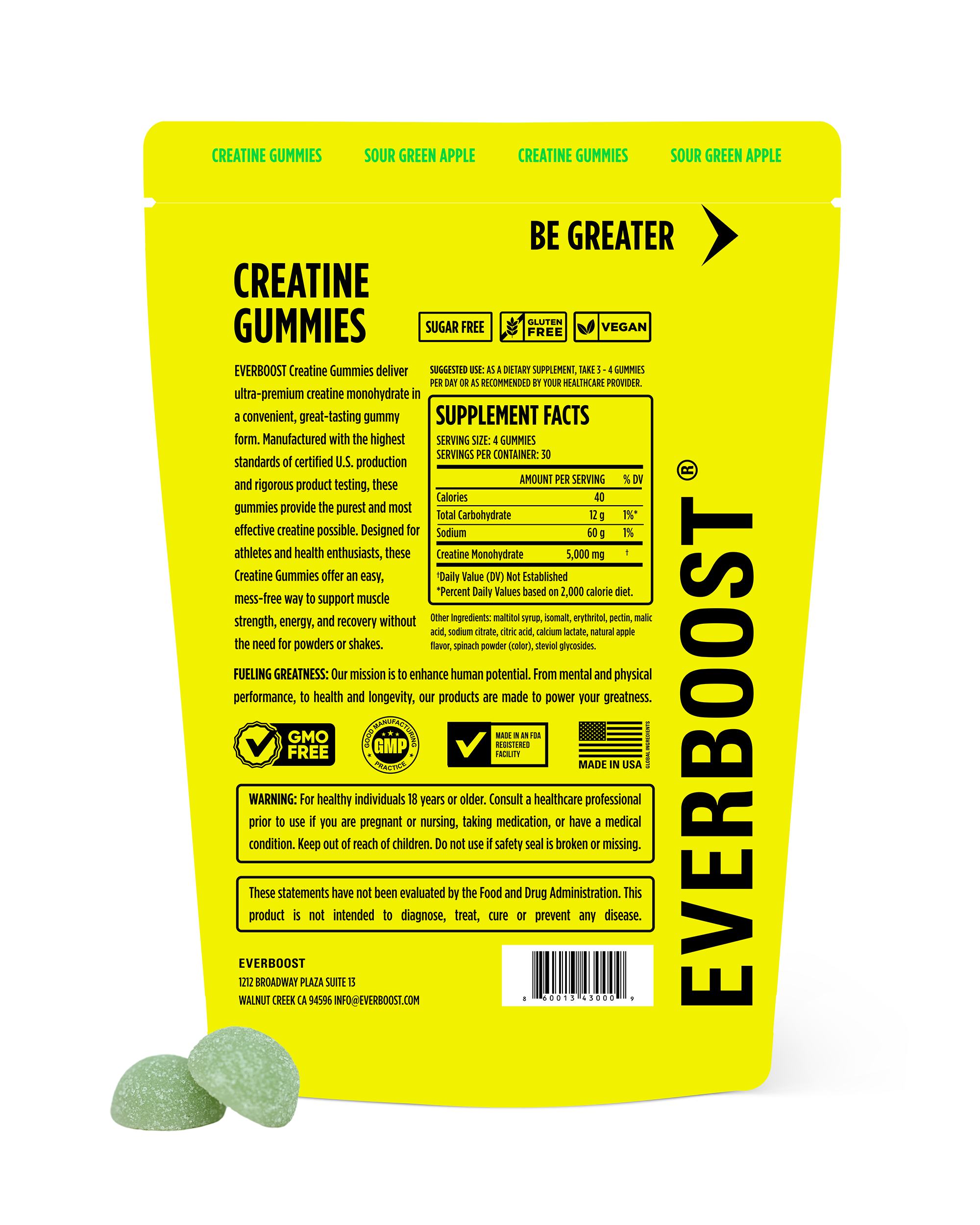 EVERBOOST Creatine Gummies